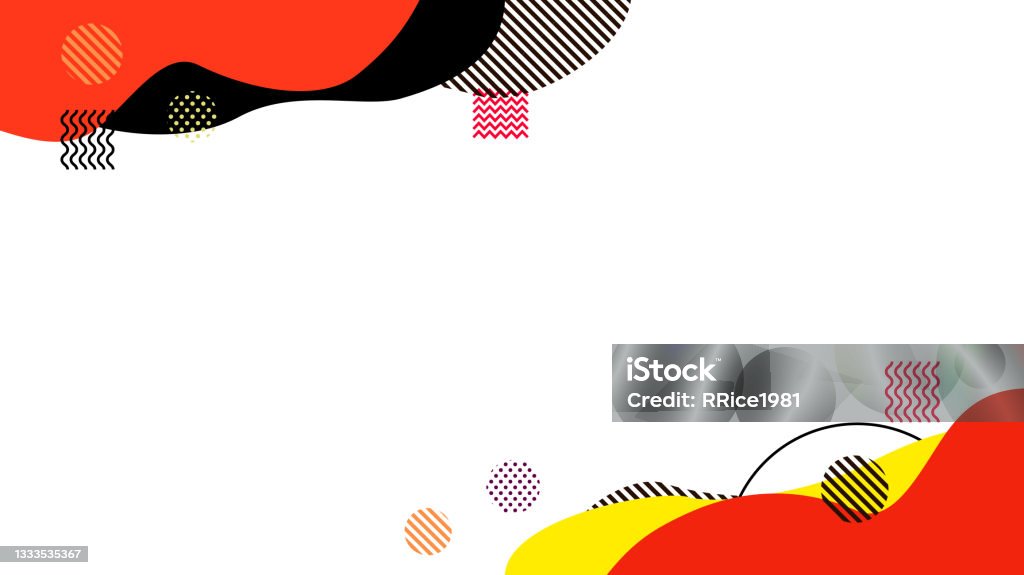 Red Bottom Graphics Red Abstract Geometric Curve Top And Bottom Frame Background Stock ...