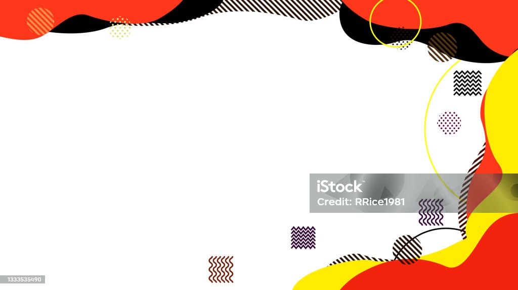 Red Bottom Graphics Red Abstract Geometric Curve Top And Bottom Frame Background Stock ...