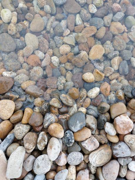 istock Edge of Baikal Lake shore pebbles coast 1333537854