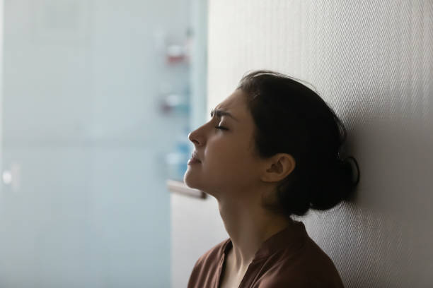 istock Unhappy Indian woman think struggle with depression 1333547893