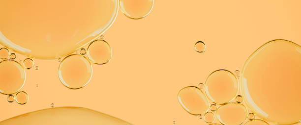 istock bubble on yellow background, 3d rendering Stock Picture 1333554604