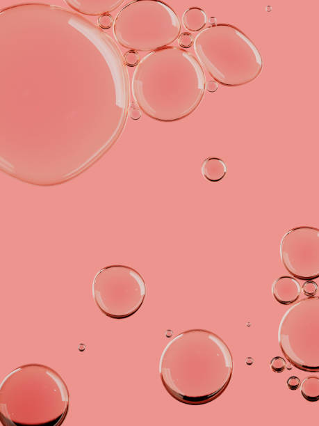 istock bubble on pink background, 3d rendering Stock Picture 1333554615