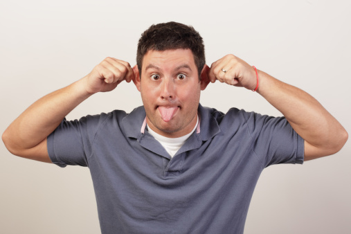 Image of a man making a funny face