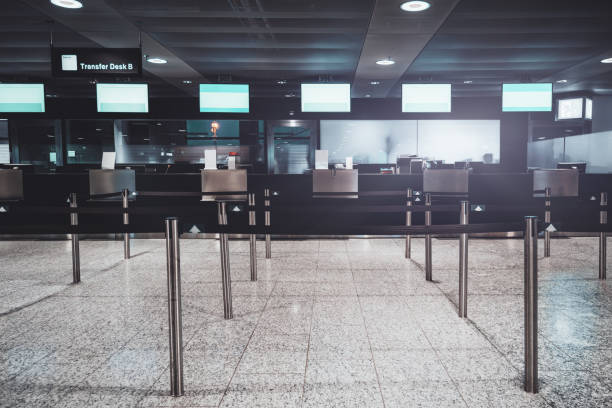 istock A transfer check-in area, airport 1333560007