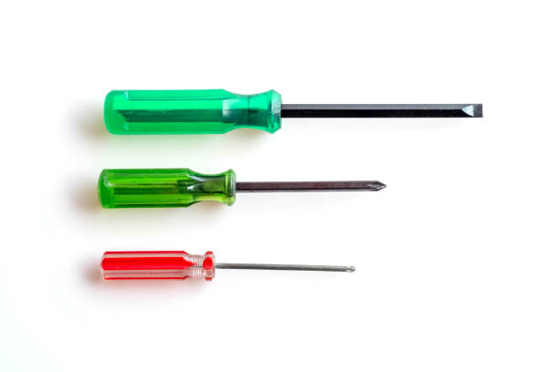 istock Group of screw driver on isolated white background 1333566039