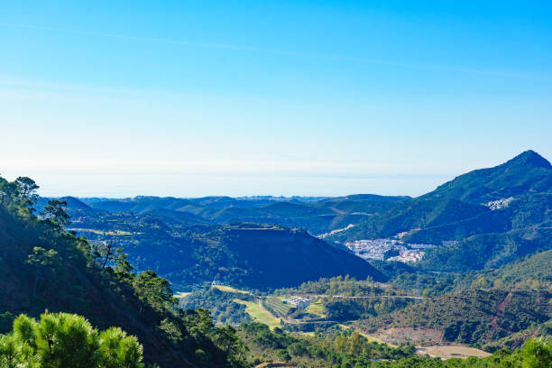 istock Spanish green andalusian mountains view. 1333567398