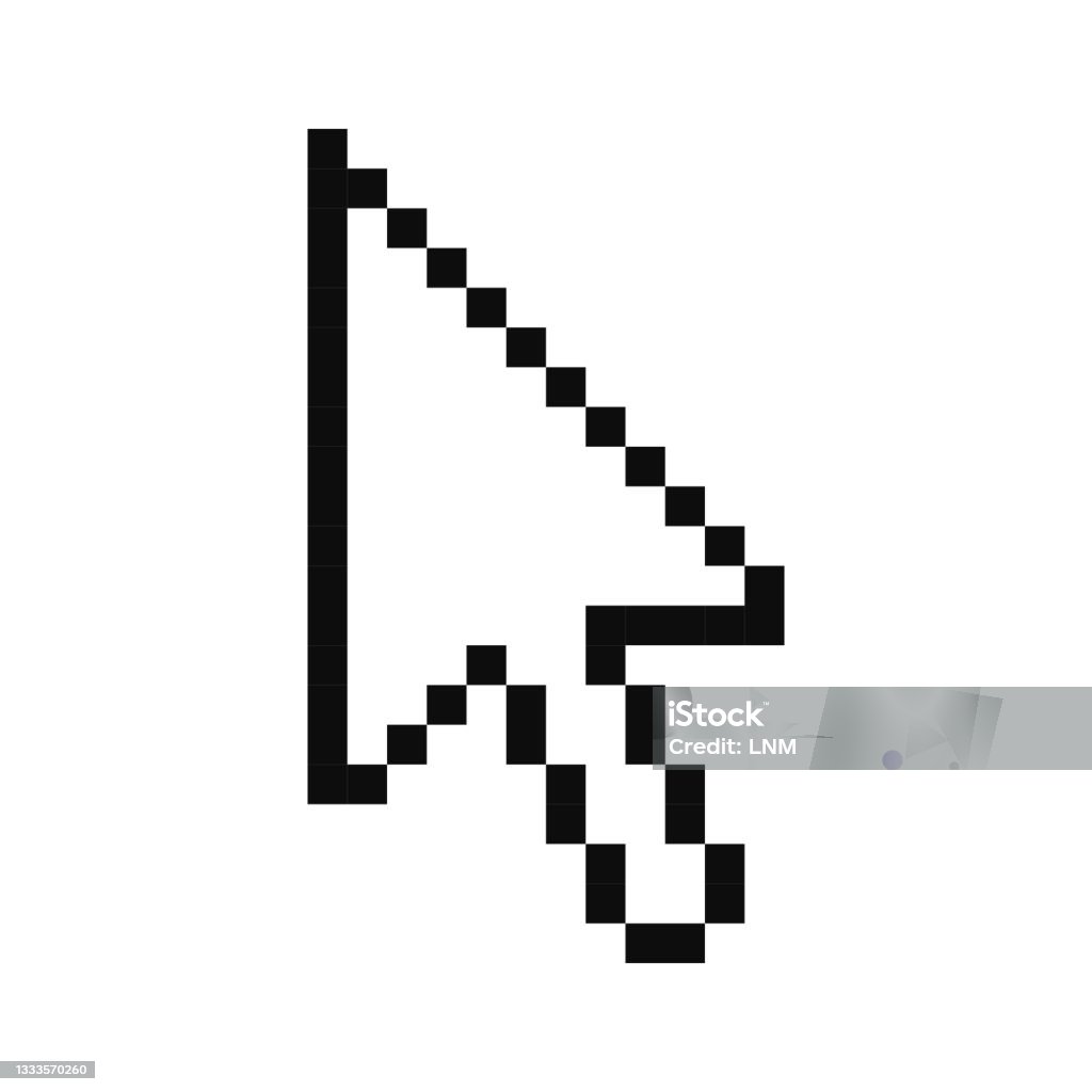 Biểu Tượng Vector Con Trỏ Chuột Máy Tính Theo Phong Cách Nghệ ...