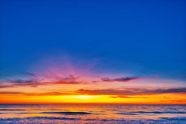 istock amazing sunset france normandy / twilight 1333571317