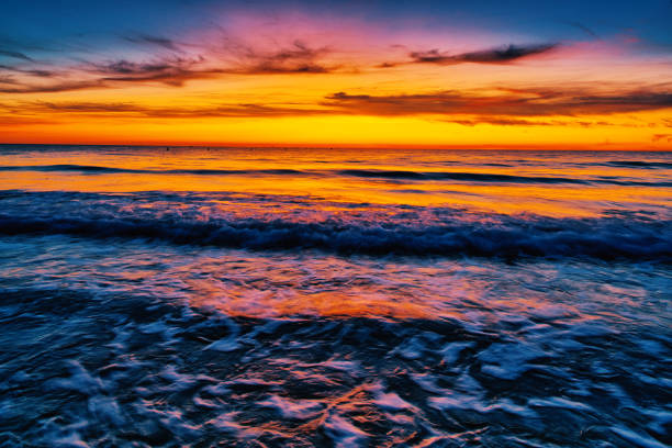 istock amazing sunset france normandy / twilight 1333571347
