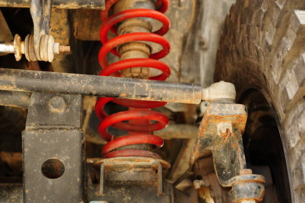 istock Wheel with suspension 4WD car 1333584407