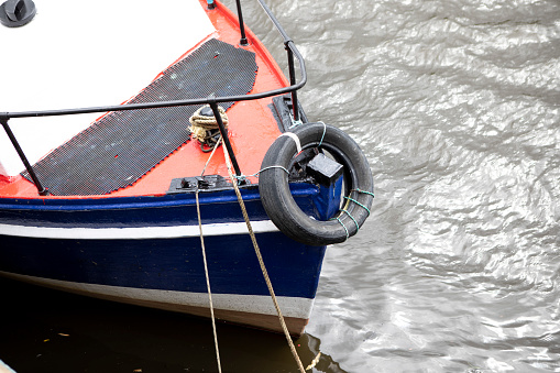 Boat on the River Tyne in the northeast of England