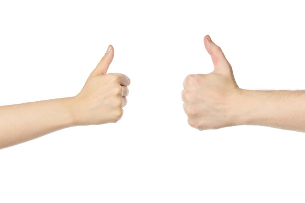 istock Hands with thumb up signal 1333586766