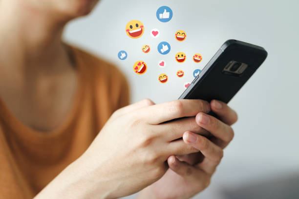 istock Young Asian woman using smartphone typing, chatting conversation . Social Network, technology concept 1333587831