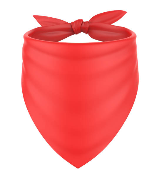 istock 3d blank pet bandana mockup template. 1333593574