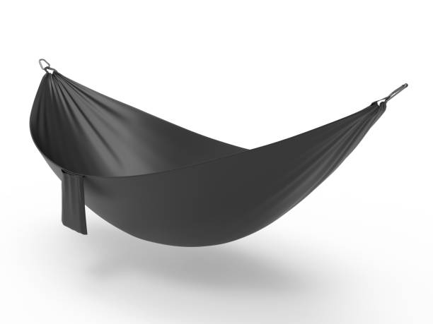 Blank Camping Hammock for branding design mockup.