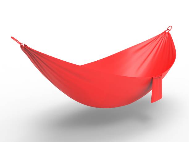 istock Blank Camping Hammock for branding design mockup. 1333597065