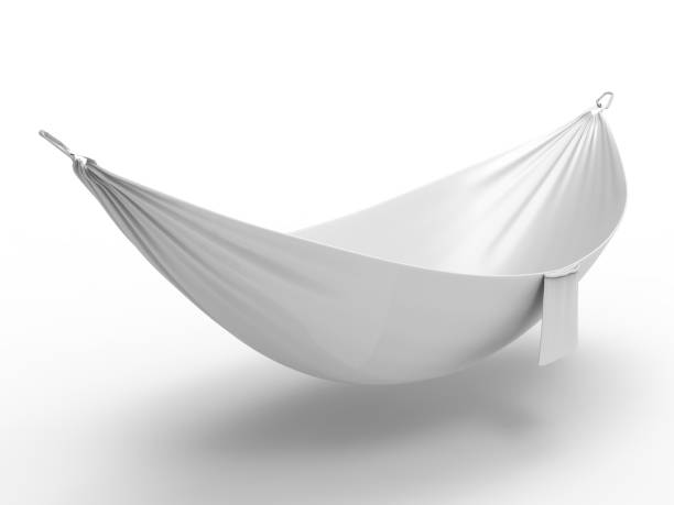 istock Blank Camping Hammock for branding design mockup. 1333597075