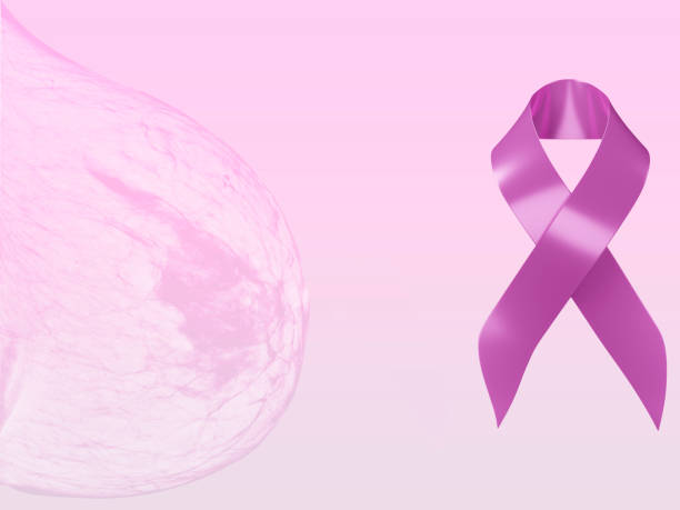 nastro rosa realistico per il simbolo di consapevolezza del cancro al seno rendering 3d isolato su sfondo bianco. tracciato di ritaglio. - breast cancer cancer breast cancer awareness ribbon pink foto e immagini stock