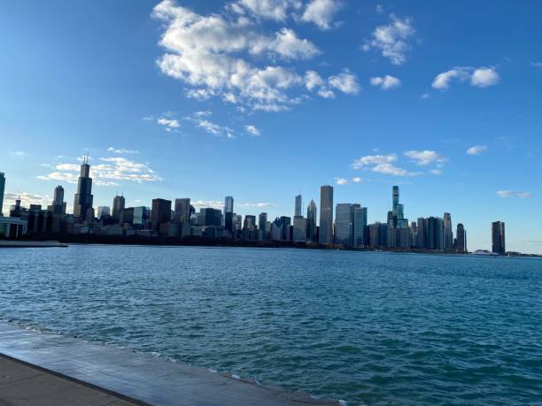istock Life in Chicago, Lake front, Botanical garden. 1333599547