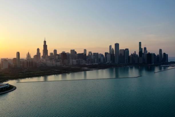 istock Life in Chicago, Lake front, Botanical garden. 1333600636