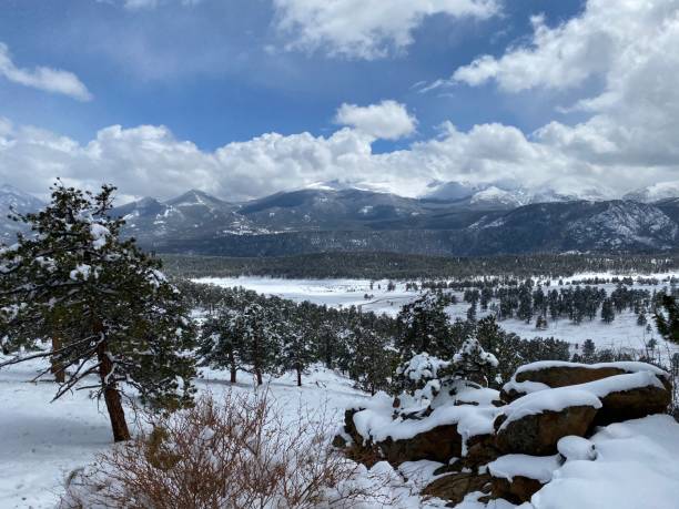 istock Winter in Colorado, Rocky mountain 1333601145