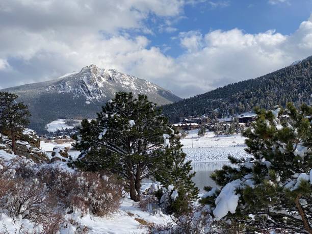 istock Winter in Colorado, Rocky mountain 1333601260