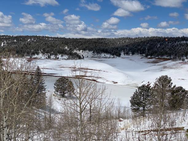 istock Winter in Colorado, Rocky mountain 1333601357