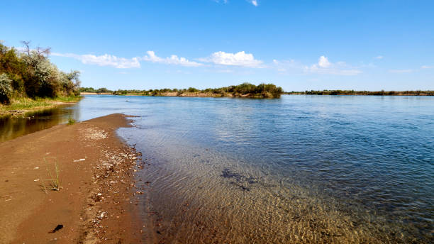 istock panoramic view of the river with a calm current 1333612176