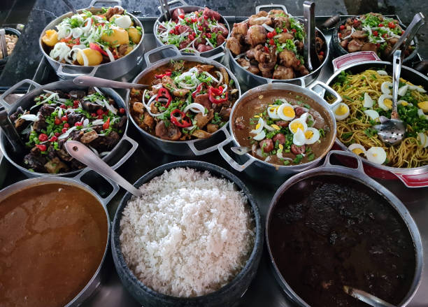 istock Minas Gerais cuisine made on a wood stove with rice, beans, feijoada 1333613145