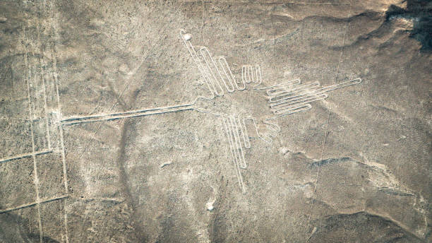 istock The Hummingbird Nazca Lines aerial view, Peru 1333617874