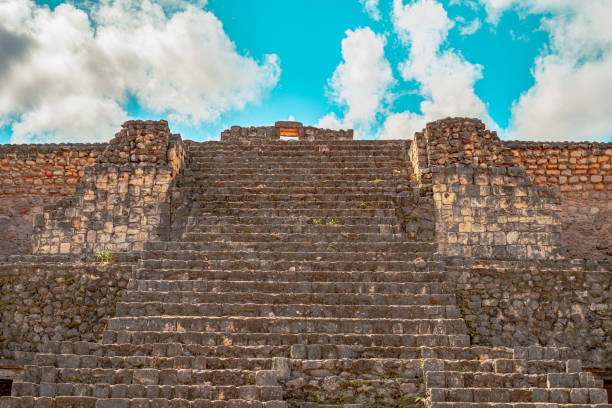 istock Stone steps of Maya temples 1333622600