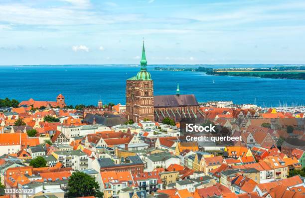Stralsund In Germany Stock Photo - Download Image Now - Rostock, Stralsund, Church