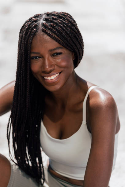 istock Street Workout: Young African American Woman Resting After Exercising 1333638023