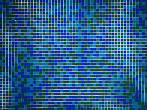 istock Ceramic insert texture to cover a house swimming pool. 1333639178