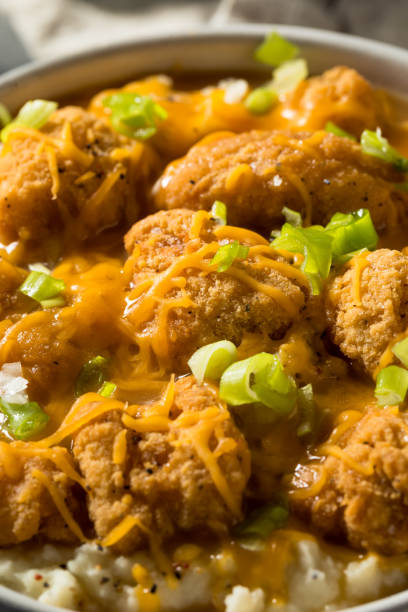 istock Homemade Fried Chicken Mashed Potato Bowl 1333648000