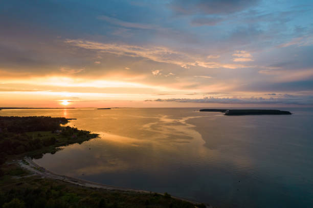 istock Magical August sunset in Estonia. 1333648068
