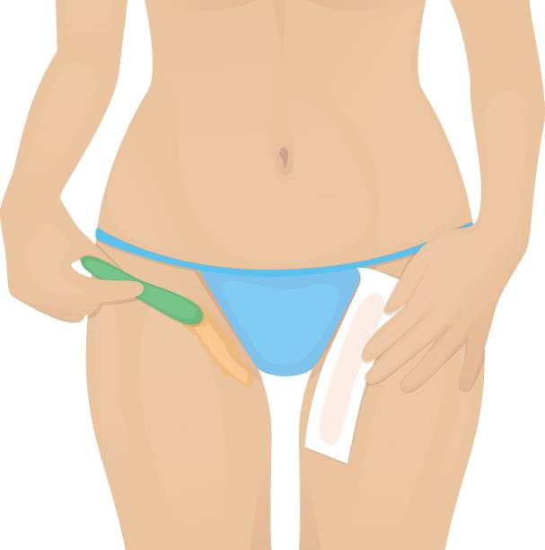 ilustrações de stock, clip art, desenhos animados e ícones de hair removal - waxing