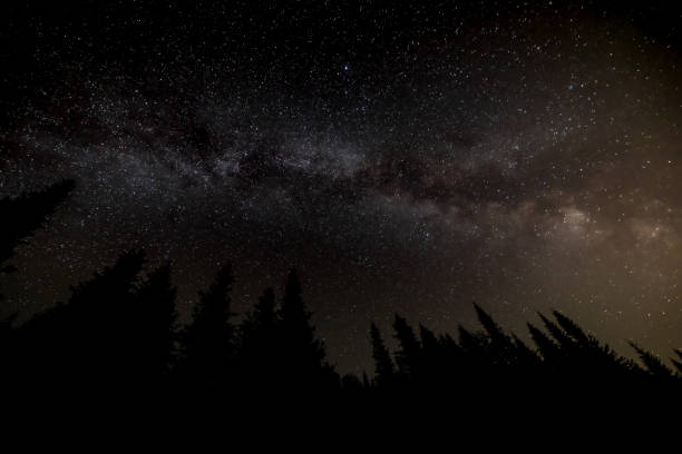 istock Night Sky and Milky Way Nature Panorama 1333666297