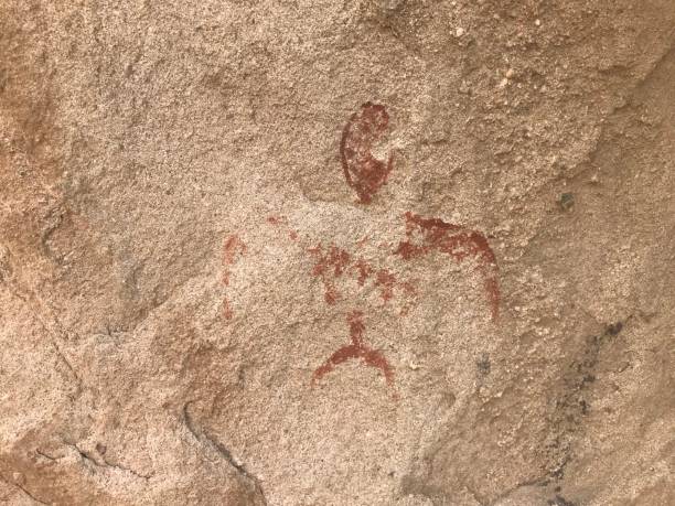 istock Southwest rock painting 1333670810