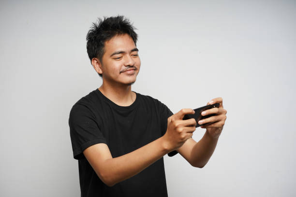 istock Indonesian/Asian Man wearing black shirt 1333677249