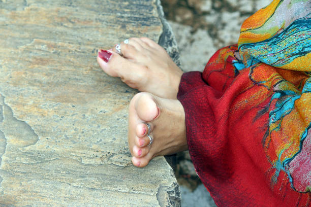 istock Perfect clean female feet 1333690248