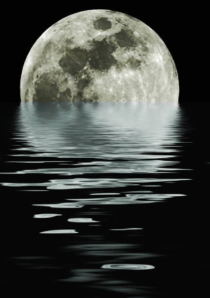 istock reflection of moon in water 1333698574