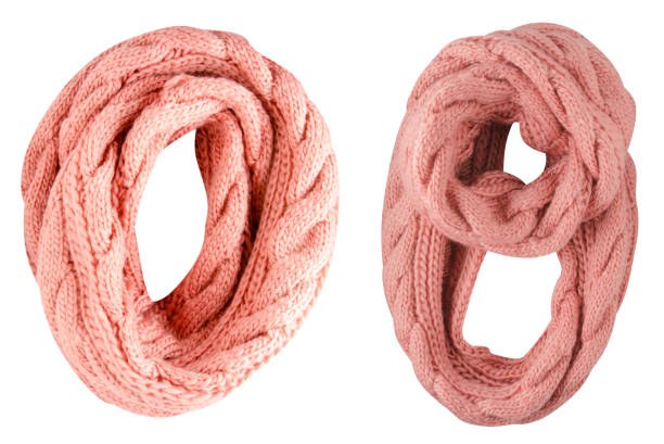 istock Scarf isolated on white background.Scarf  top view 1333703179