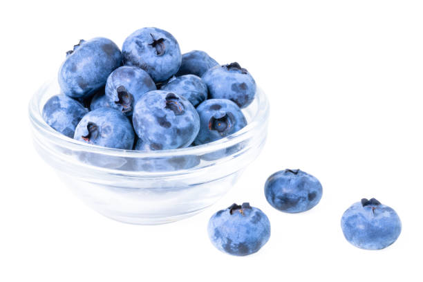 istock bowl with blueberries isolated on white background 1333704256