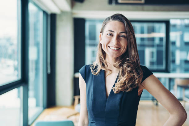 istock Confident young businesswoman in a modern office 1333708469