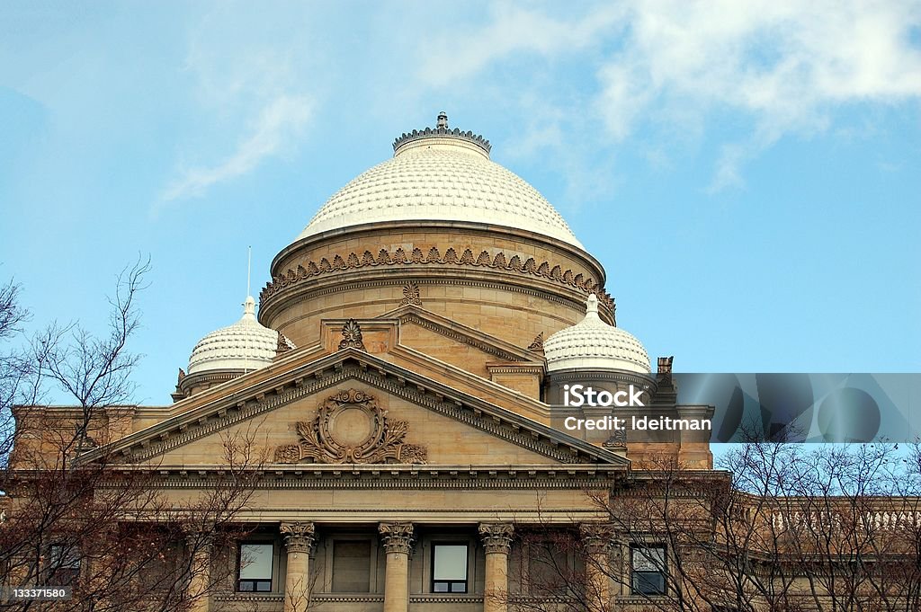 Dome Domes on top of the Lurzerne County Courthouse. Pennsylvania Stock Photo