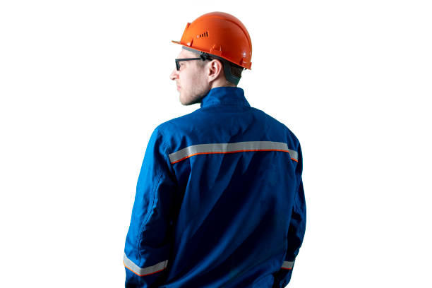 istock male worker in uniform doing work on the roadside building a new highway, isolated white background 1333717631