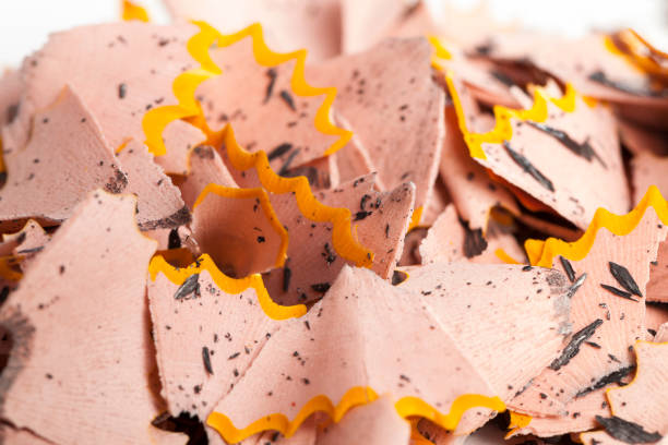 istock garbage after preparing and sharpening pencils of black color 1333717765