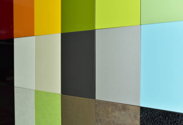 istock Colored samples of furniture fronts. Ceramic tile 1333720393
