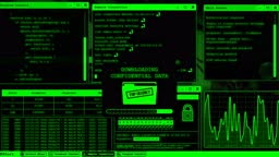 Hacker Computer Screen Stock Video - Download Video Clip Now - 4K